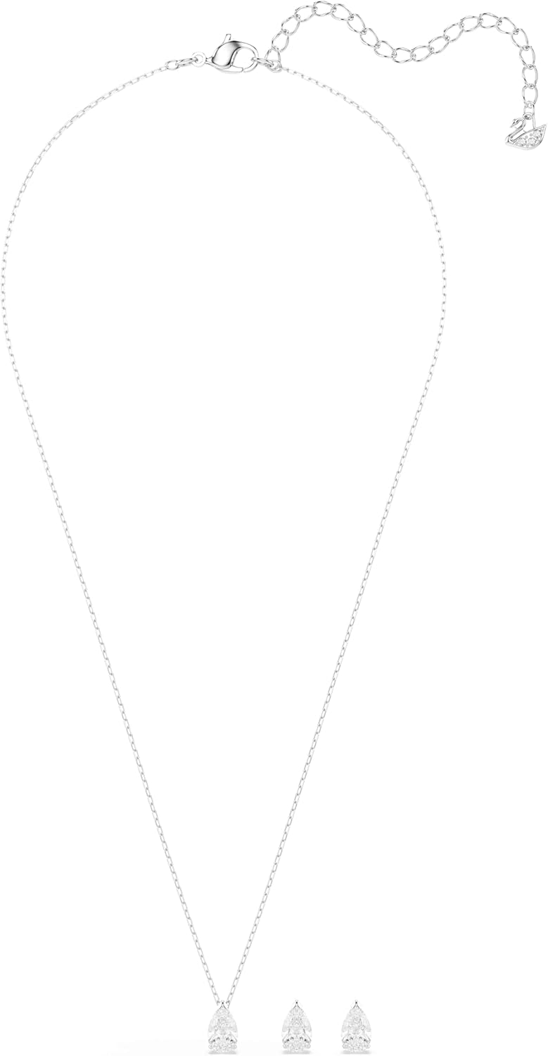 Swarovski Attract Jewelry Set Collection, Blue Crystals, Clear Crystals
