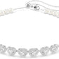 Swarovski Ariana Grande Collection, Clear Crystal & Pearls, Rhodium Finish, Necklaces, Earrings and Bracelets