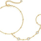 DEARMAY Gold Bracelets for Women Waterproof, 14K Gold Plated Stackable Jewelry Sets Non Tarnish Trendy Thin Dainty Cuban Link Paperclip Chain Bracelet Stack Fashion Accessories Gifts for Womens