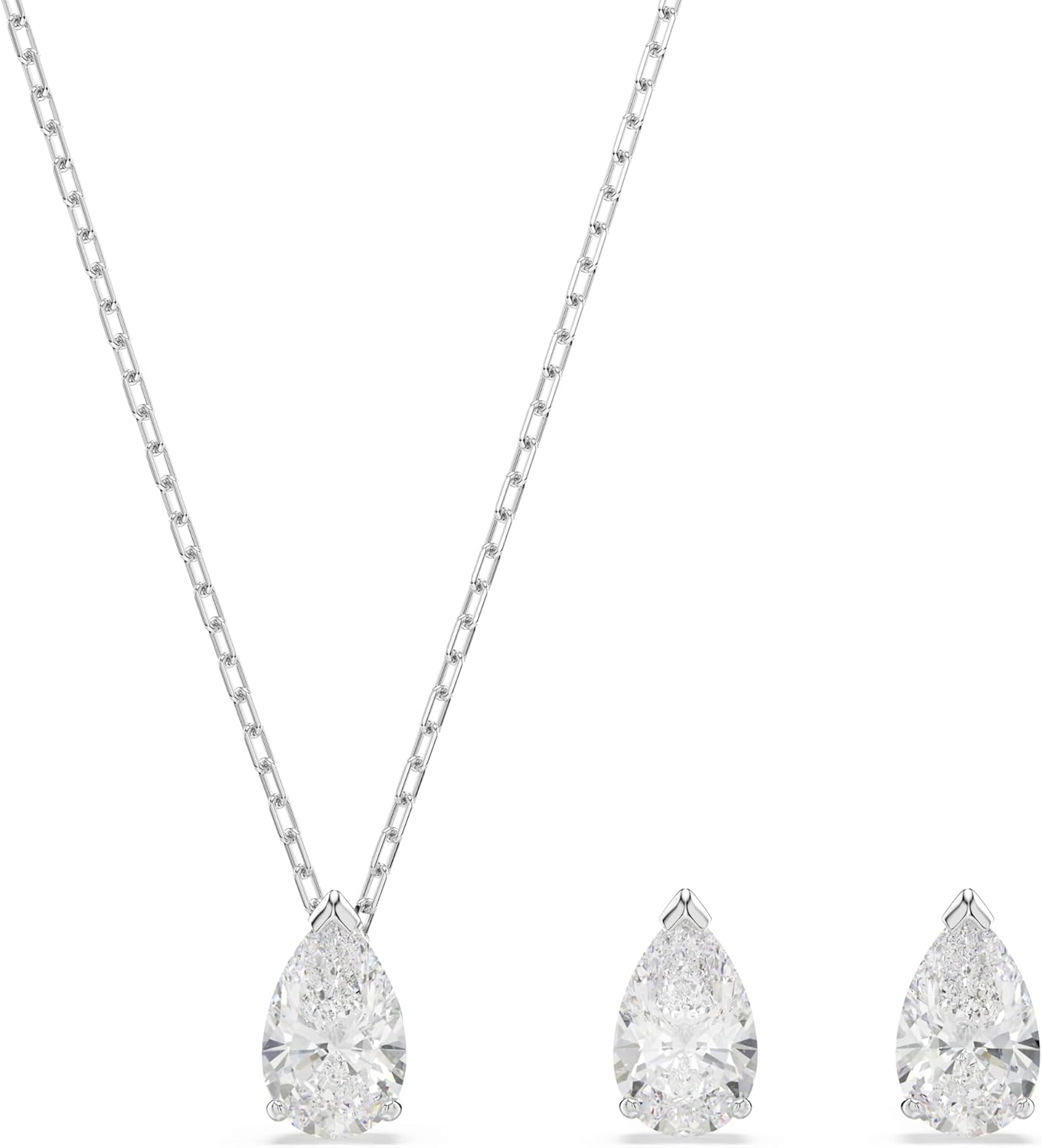 Swarovski Attract Jewelry Set Collection, Blue Crystals, Clear Crystals