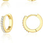 Freekiss 3 Pairs Gold Hoop Earrings Set: Dainty Stud Earrings Trendy Small 14K Gold Plated Hypoallergenic Dangle Cartilage Huggie Hoop Earrings for Women Gold Jewelry for Women Gifts
