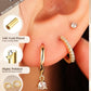Freekiss 3 Pairs Gold Hoop Earrings Set: Dainty Stud Earrings Trendy Small 14K Gold Plated Hypoallergenic Dangle Cartilage Huggie Hoop Earrings for Women Gold Jewelry for Women Gifts