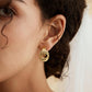SHERLOVE Trendy Gold Plated Knot Earrings for Women Chunky Statement Drop Dangle Earrings Lightweight Hypoallergenic Fashion Accessories Gold Jewelry Gifts for Womens