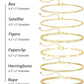 DEARMAY Gold Bracelets for Women Waterproof, 14K Gold Plated Stackable Jewelry Sets Non Tarnish Trendy Thin Dainty Cuban Link Paperclip Chain Bracelet Stack Fashion Accessories Gifts for Womens