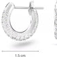 Swarovski Stone Crystal Pierced Hoop Earring Jewelry Collection