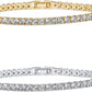 PAVOI 14K Gold Plated 3mm Cubic Zirconia Classic Tennis Bracelet | Gold Bracelets for Women
