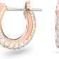 Swarovski Stone Crystal Pierced Hoop Earring Jewelry Collection
