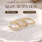 LOLIAS 14K Gold Plated Stackable Rings for Women Non Tarnish - Dainty Cubic Zirconia Wedding Bands Ring Set Minimalist Trendy Statement Engagement Promise Thumb Rings Stacking Size 5-10