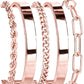 Gokeey Gold Bracelets Set for Women Non Tarnish, Waterproof 14K Gold Plated Sterling Silver Chunky Cuff Bracelet Stackable Gold Bangles Bracelet for Women Trendy Fashion Accessories Tie Knot Cuban Rope Paperclip Beaded Bracelet Stack Jewelry Mothers Day G
