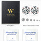 6 Pairs Stud Earrings Set, Hypoallergenic Cubic Zirconia 316L Earrings Stainless Steel CZ Earrings 3-8mm (Steel color)
