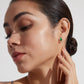 6 Pairs Stud Earrings Set, Hypoallergenic Cubic Zirconia 316L Earrings Stainless Steel CZ Earrings 3-8mm (Steel color)