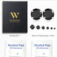 6 Pairs Stud Earrings Set, Hypoallergenic Cubic Zirconia 316L Earrings Stainless Steel CZ Earrings 3-8mm (Steel color)