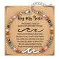 TONY & SANDY Friend Gifts for Women, Unique Birthday Gifts for Women, Sister Gift from Sister, Wave Bracelet, Christmas Graduation Mothers Day Gift for Her, Bestie Friendship Bracelets