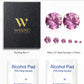 6 Pairs Stud Earrings Set, Hypoallergenic Cubic Zirconia 316L Earrings Stainless Steel CZ Earrings 3-8mm (Steel color)