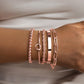 Gokeey Gold Bracelets Set for Women Non Tarnish, Waterproof 14K Gold Plated Sterling Silver Chunky Cuff Bracelet Stackable Gold Bangles Bracelet for Women Trendy Fashion Accessories Tie Knot Cuban Rope Paperclip Beaded Bracelet Stack Jewelry Mothers Day G