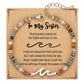 TONY & SANDY Friend Gifts for Women, Unique Birthday Gifts for Women, Sister Gift from Sister, Wave Bracelet, Christmas Graduation Mothers Day Gift for Her, Bestie Friendship Bracelets