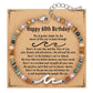 TONY & SANDY Friend Gifts for Women, Unique Birthday Gifts for Women, Sister Gift from Sister, Wave Bracelet, Christmas Graduation Mothers Day Gift for Her, Bestie Friendship Bracelets